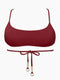 The Hana Cross Back Top- Merlot